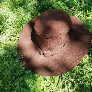 Leather Hat Made In Mexico